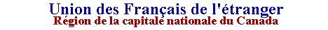 Union des Fran�ais de l'�tranger